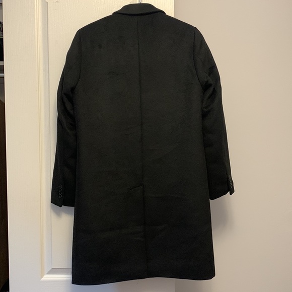 Abercrombie Men’s Wool-Blend Quilted Lining Top Coat - Picture 2 of 3